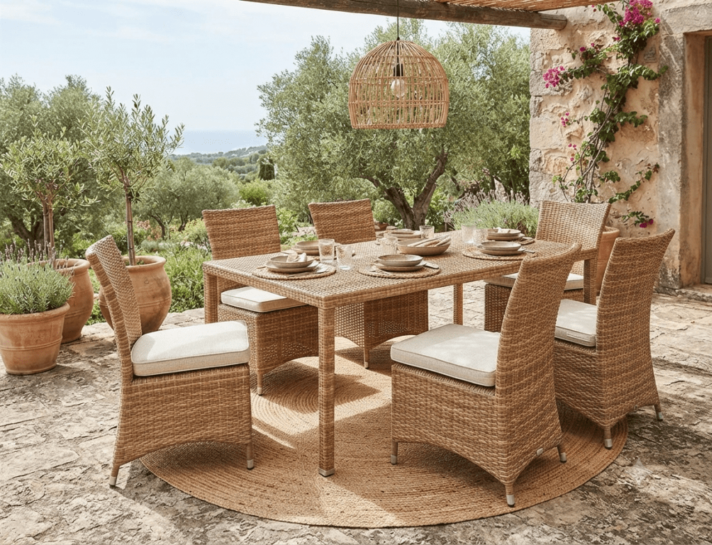 Rattan furniture product